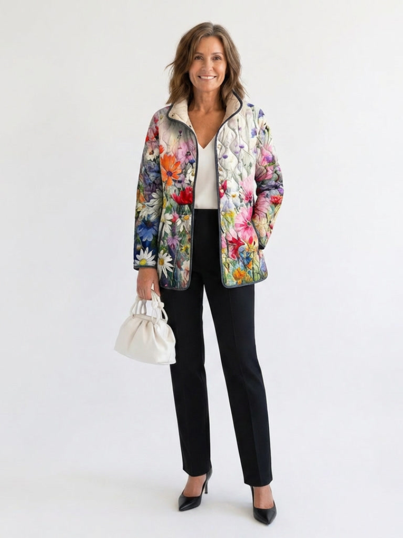 Moxley™ Luxe Quilted Jacket in Wildflower Manon