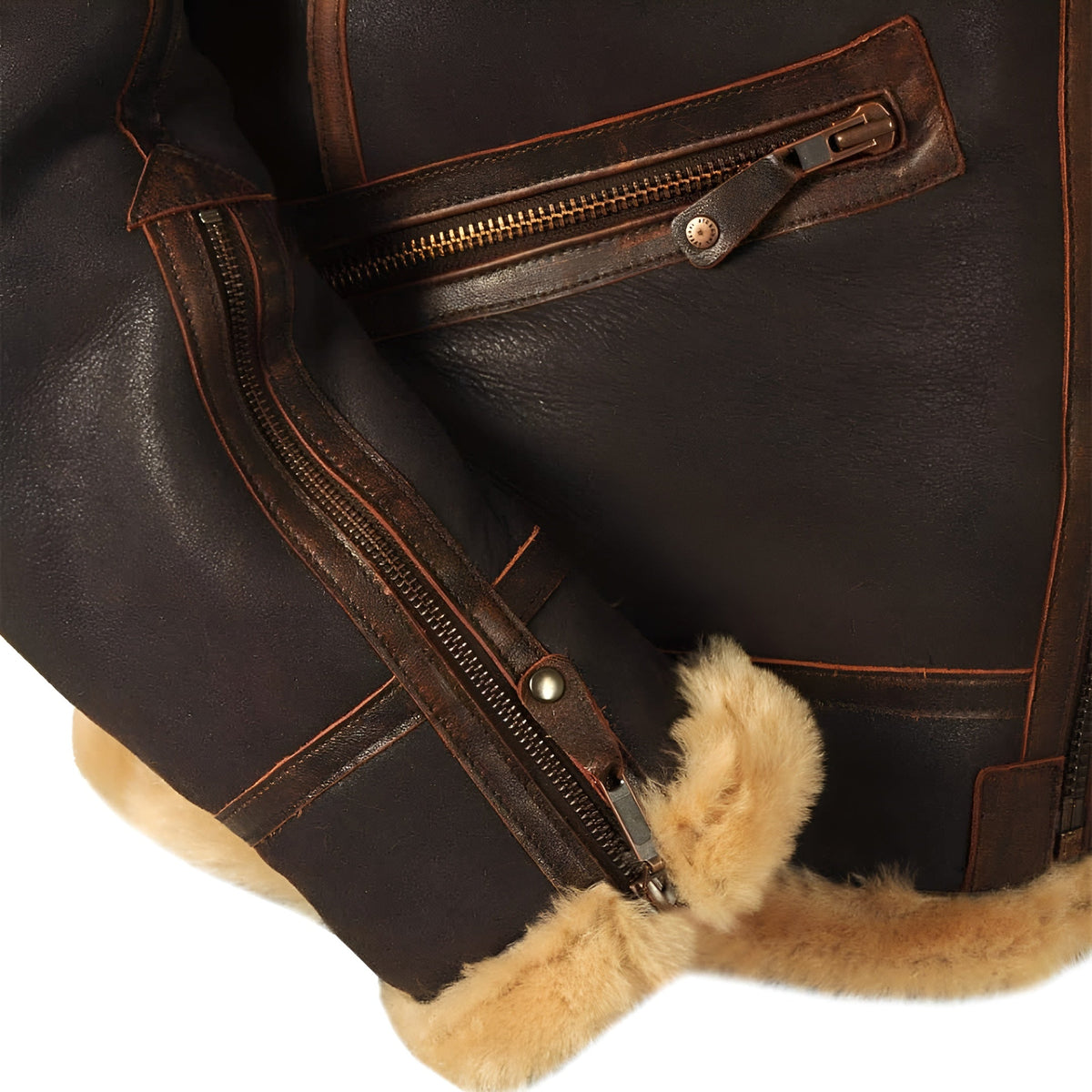 Moxley™ Kevin | Leather Pilot Aviator Jacket