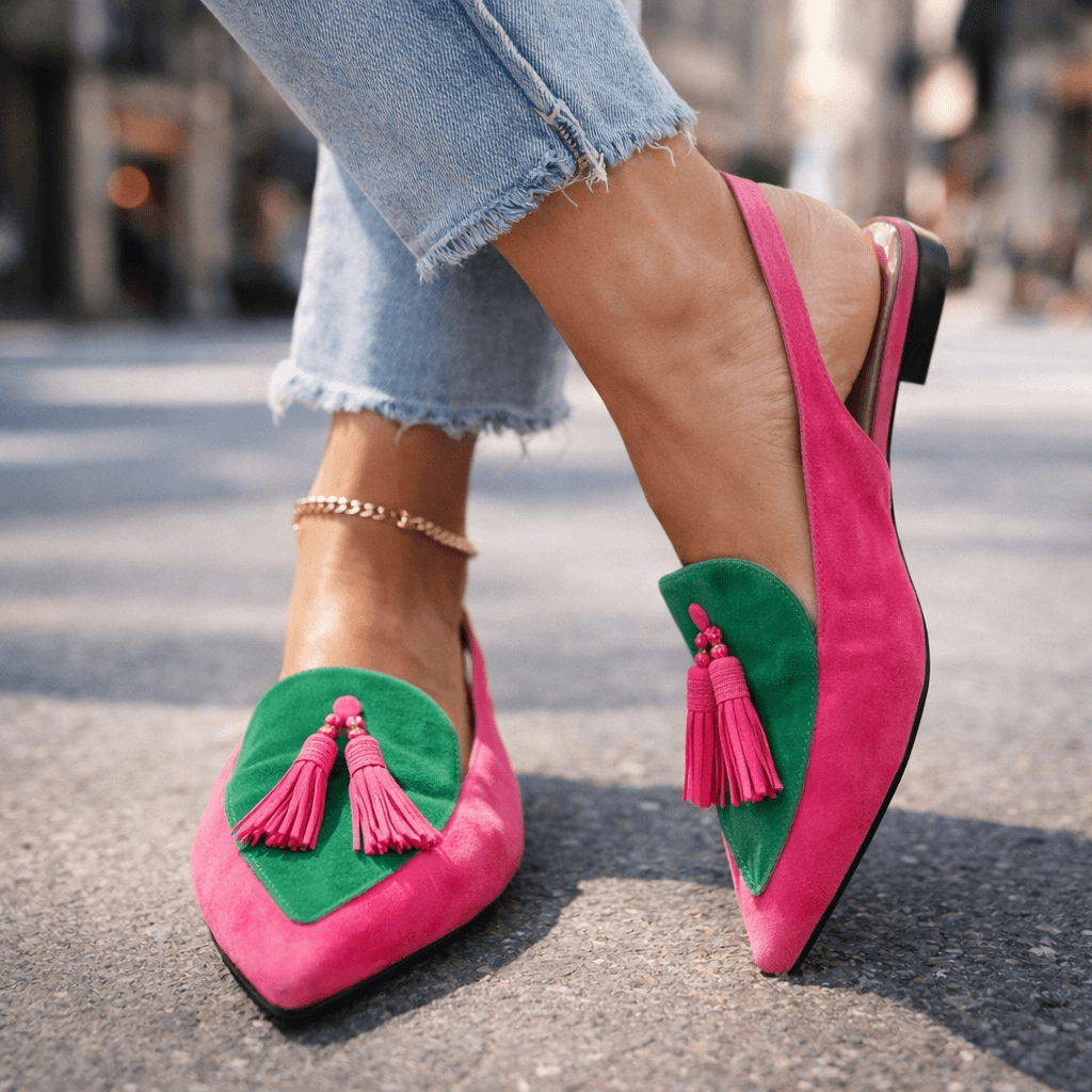 Moxley™ Gemma | Elegant Tassel Suede Loafers
