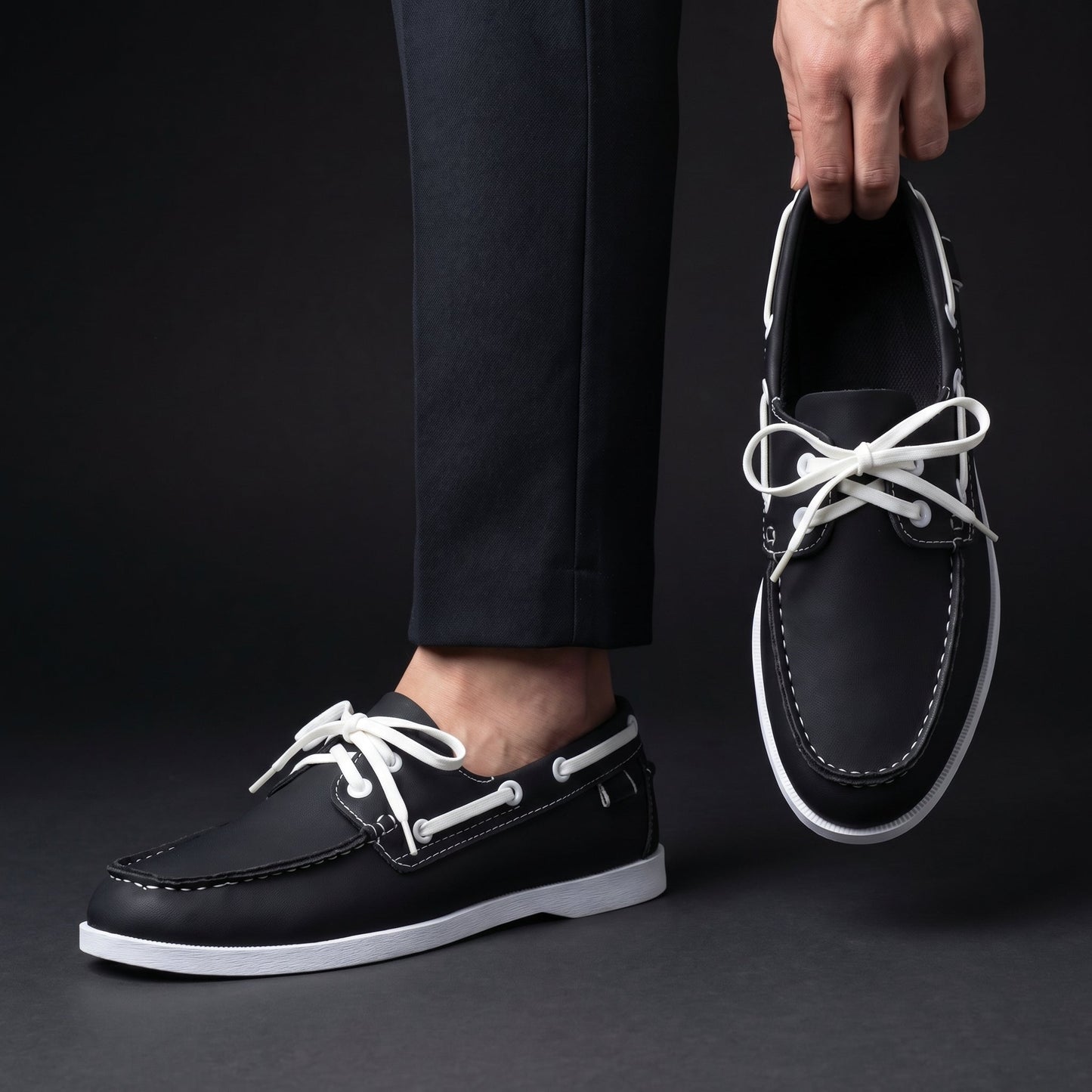 Moxley™ | The Henley Leather Deck Shoe