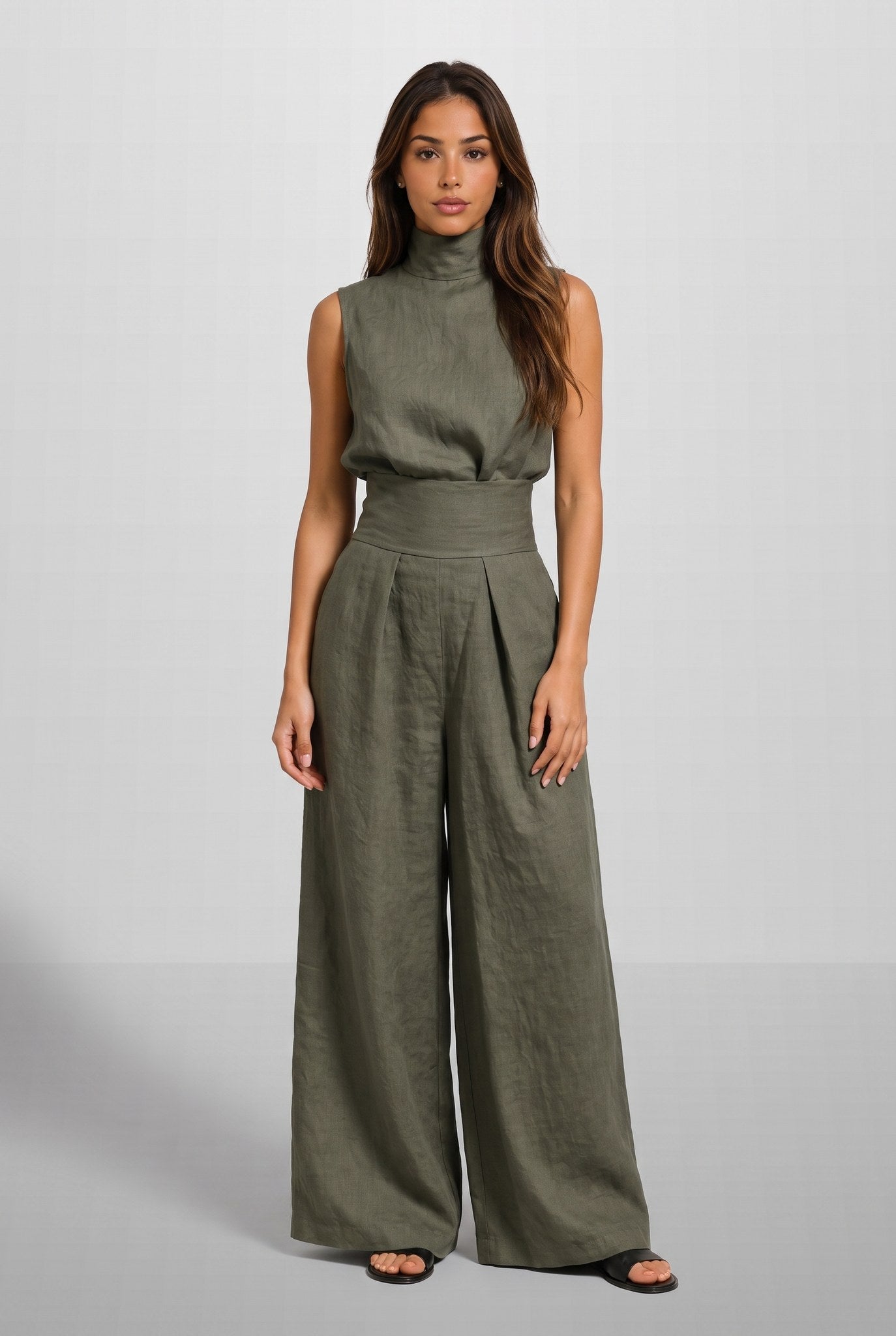 Moxley™ | Georgia Elegant Two Piece Sleveless Suit