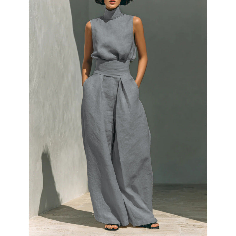 Moxley™ Class & Elegance | Mona Sleeveless Linen Set