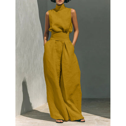 Moxley™ Class & Elegance | Mona Sleeveless Linen Set