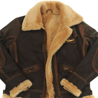 Moxley™ Kevin | Leather Pilot Aviator Jacket
