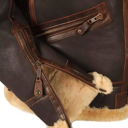 Moxley™ Kevin | Leather Pilot Aviator Jacket