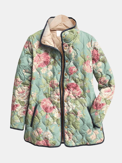 Sage Rose Quilted Jacket