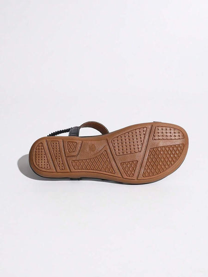 Floréa | Orthopaedic Sandals with Embroidered Flowers