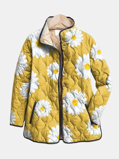 Moxley™ Delacroix Luxury Quilted Jacket with Daisy Elise Embellishments