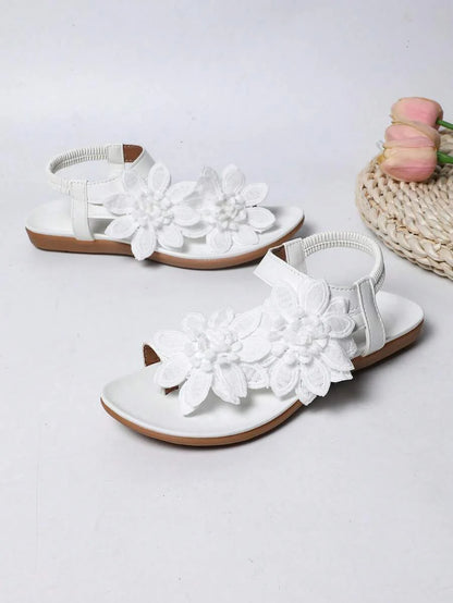 Floréa | Orthopaedic Sandals with Embroidered Flowers