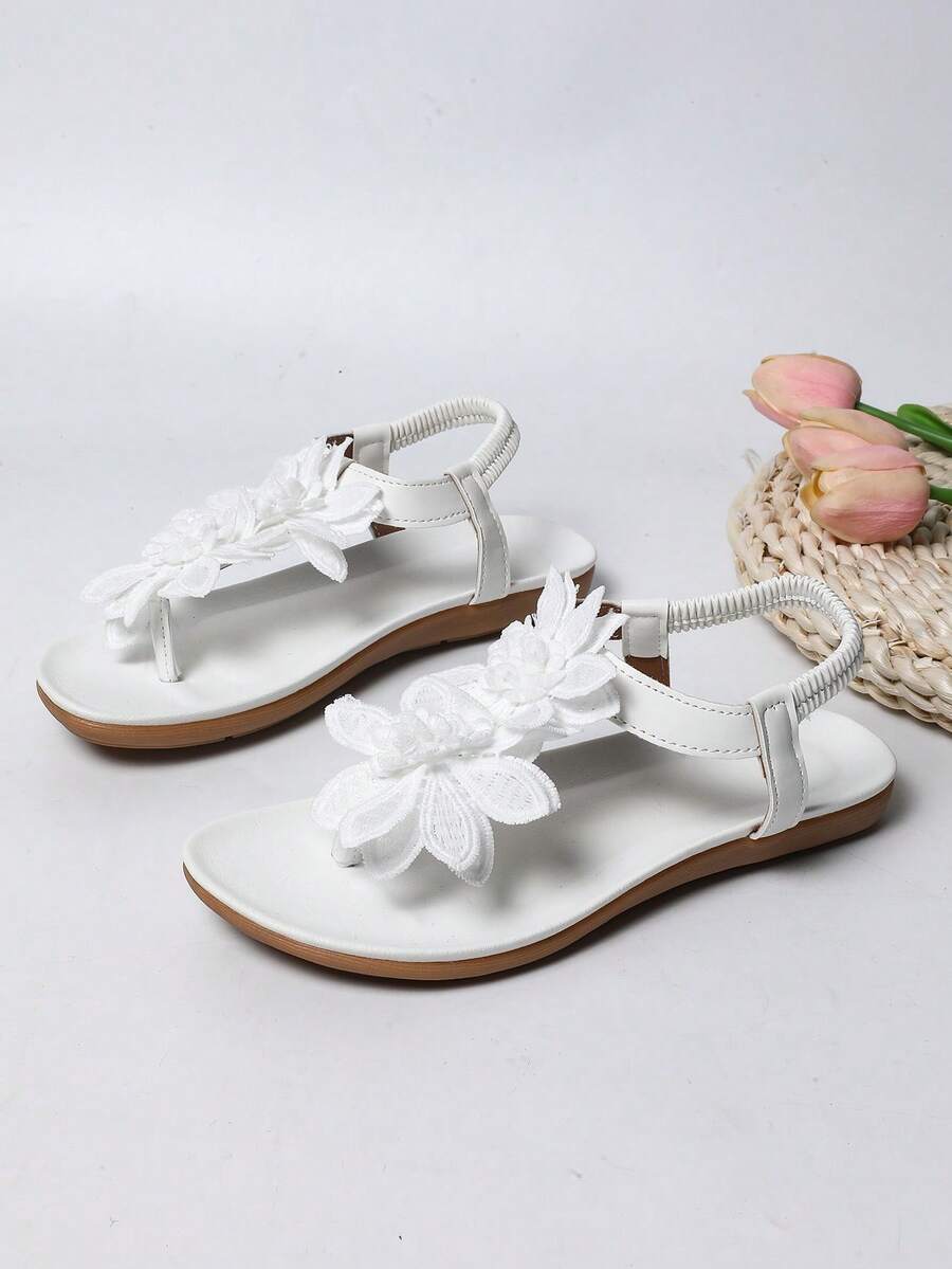 Floréa | Orthopaedic Sandals with Embroidered Flowers
