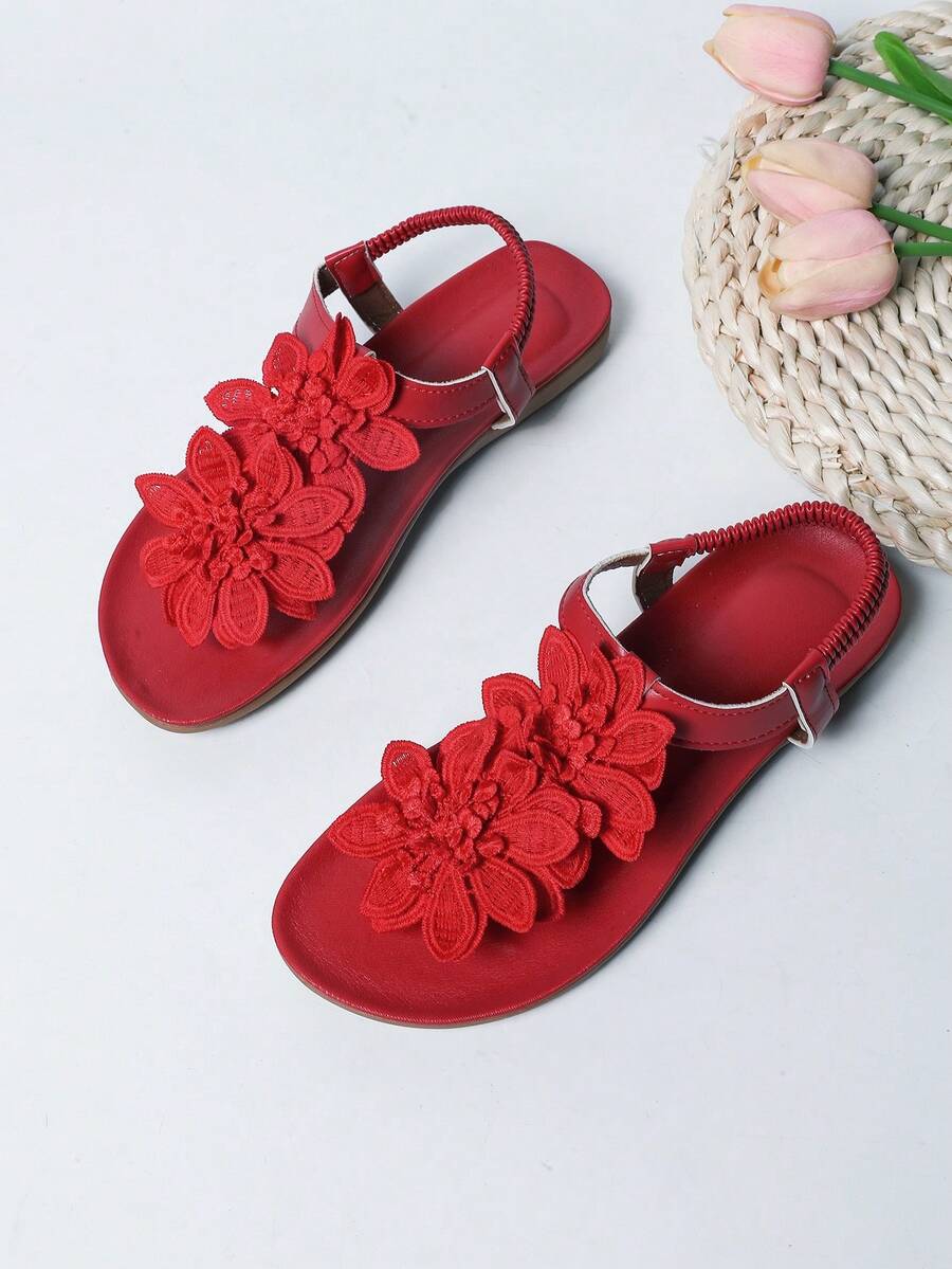 Floréa | Orthopaedic Sandals with Embroidered Flowers