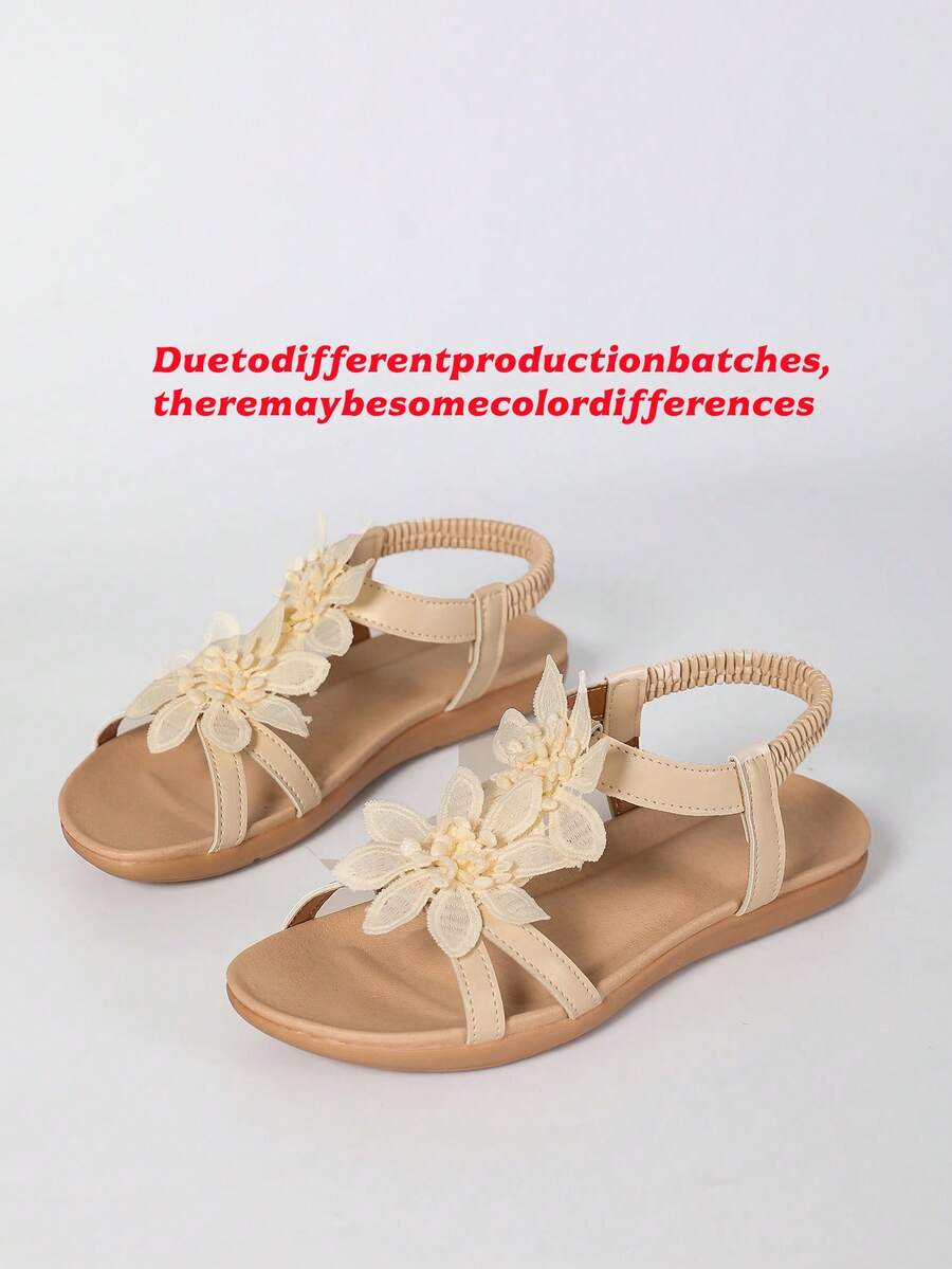 Floréa | Orthopaedic Sandals with Embroidered Flowers