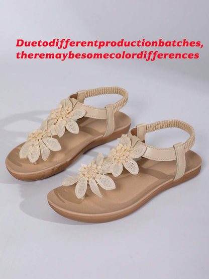 Floréa | Orthopaedic Sandals with Embroidered Flowers