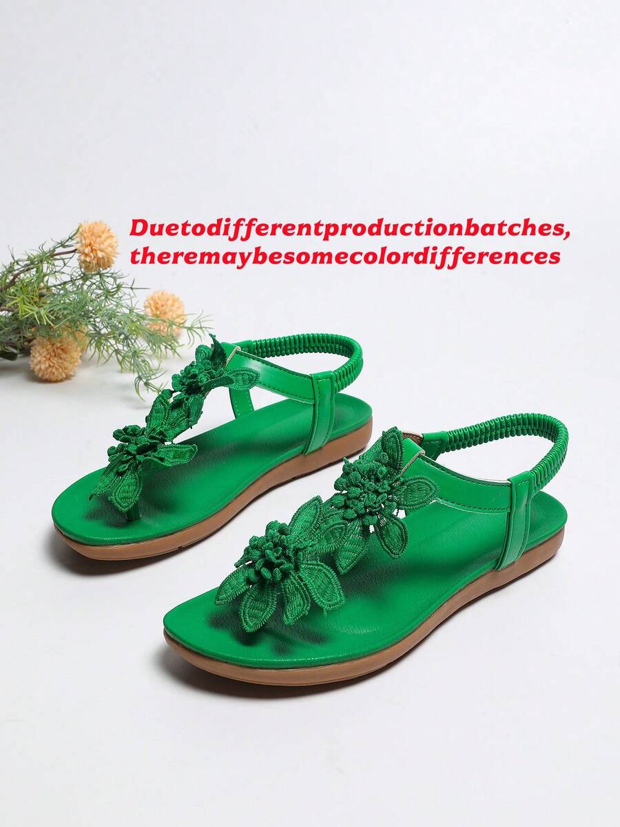 Floréa | Orthopaedic Sandals with Embroidered Flowers