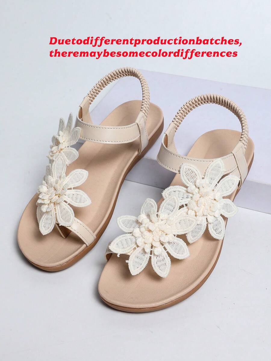 Floréa | Orthopaedic Sandals with Embroidered Flowers