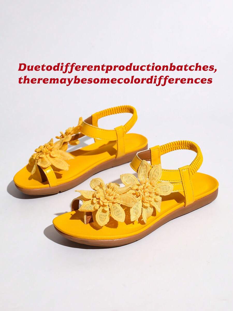 Floréa | Orthopaedic Sandals with Embroidered Flowers