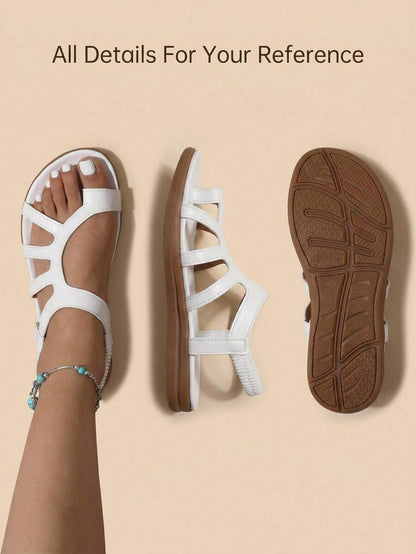 Floréa | Orthopaedic Sandals with Embroidered Flowers
