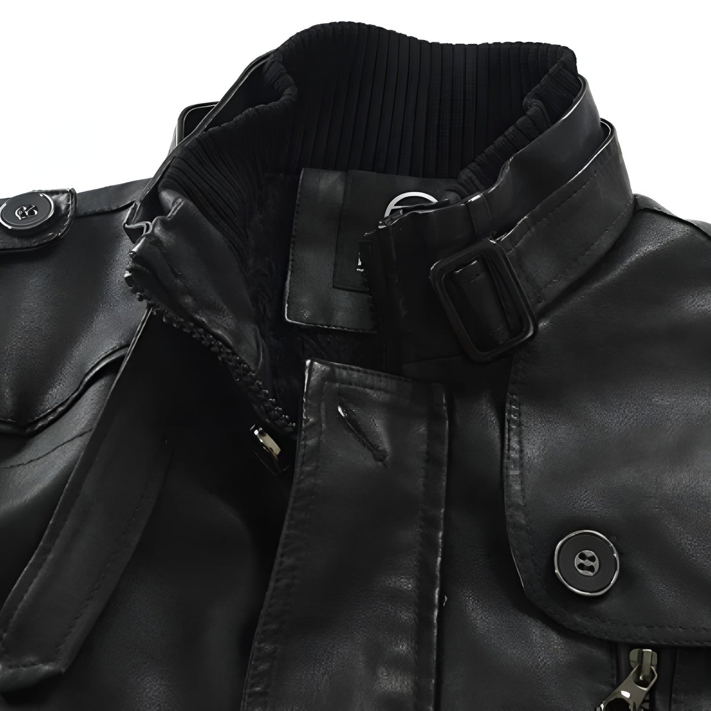 Moxley™ | Exquisite Long Leather Overcoat for Men