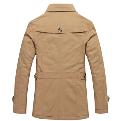 Moxley™ | Exquisite Quilted Trench Coat for Men