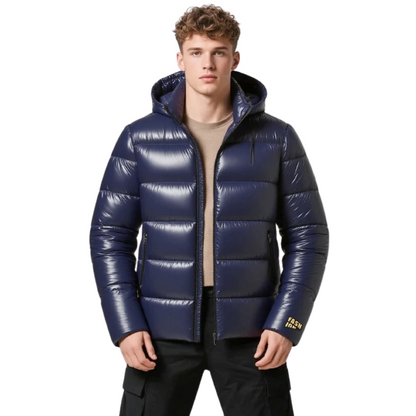 Moxley™ | Exquisite Men's Puffer Jacket - A Statement of Luxury and Style