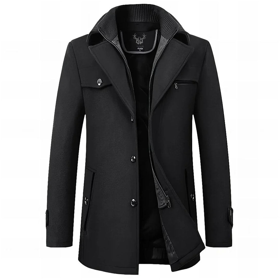 Moxley™ Valero Lyon | Exquisite Men's Overcoat