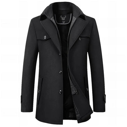 Moxley™ Valero Lyon | Exquisite Men's Overcoat