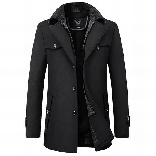 Moxley™ Valero Lyon | Exquisite Men's Overcoat