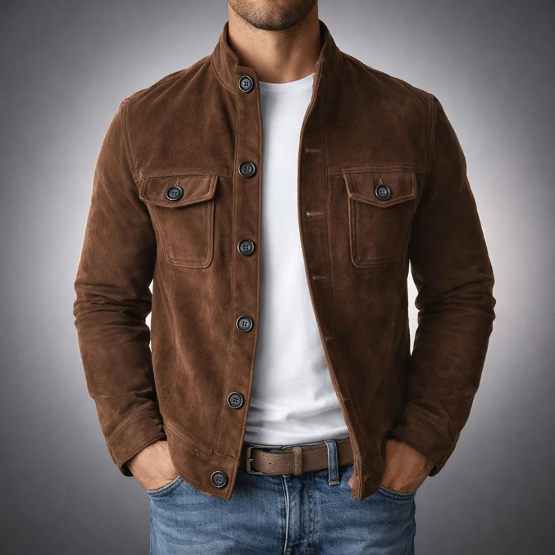 MOXLEY™ | Oxford Luxe Suede Jacket