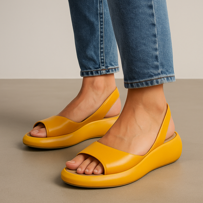 Moxley™ │Soft-Step Orthopedic Open-Toe Slingbacks