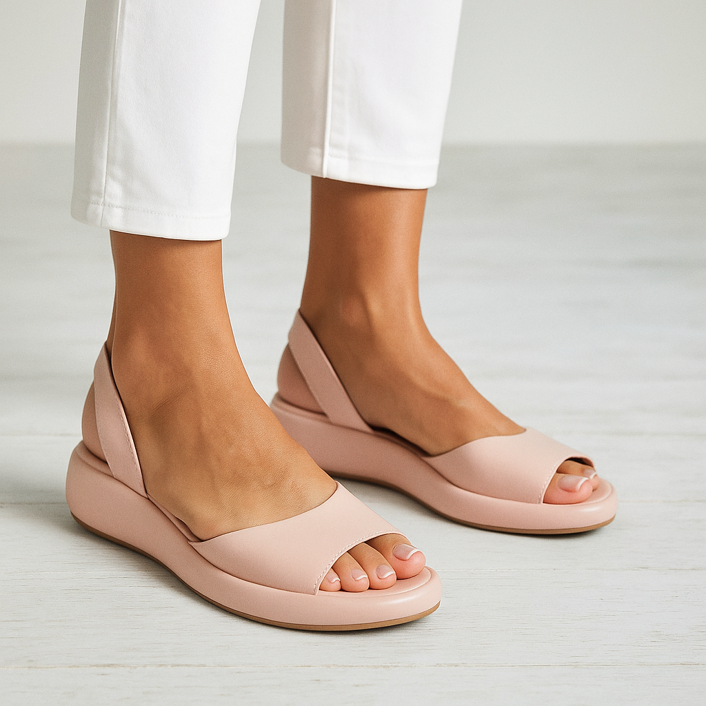 Moxley™ │Soft-Step Orthopedic Open-Toe Slingbacks