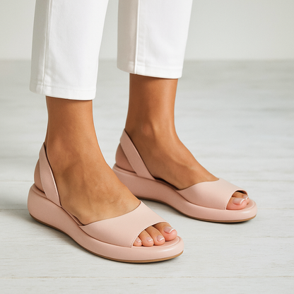 Moxley™ │Soft-Step Orthopedic Open-Toe Slingbacks