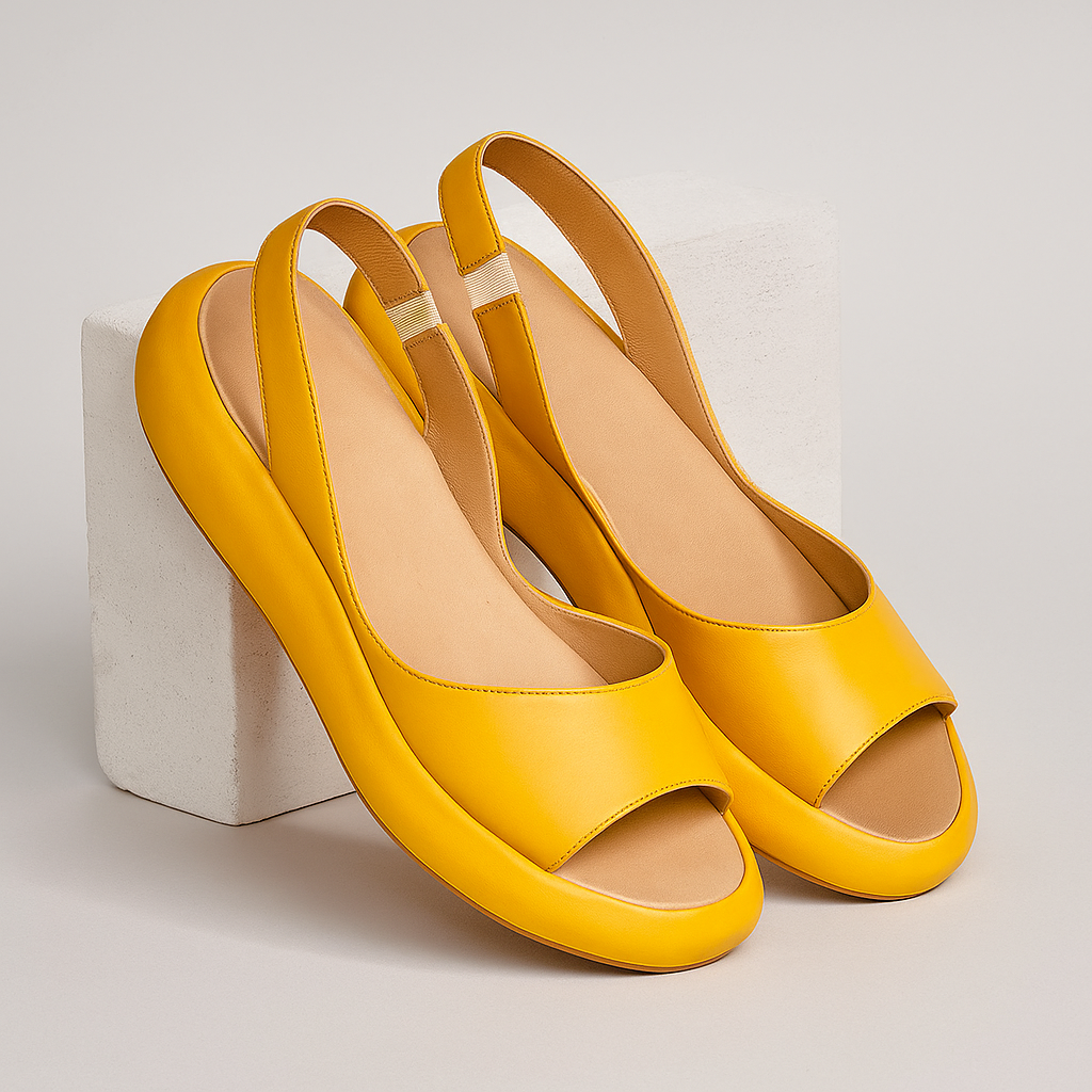 Moxley™ │Soft-Step Orthopedic Open-Toe Slingbacks