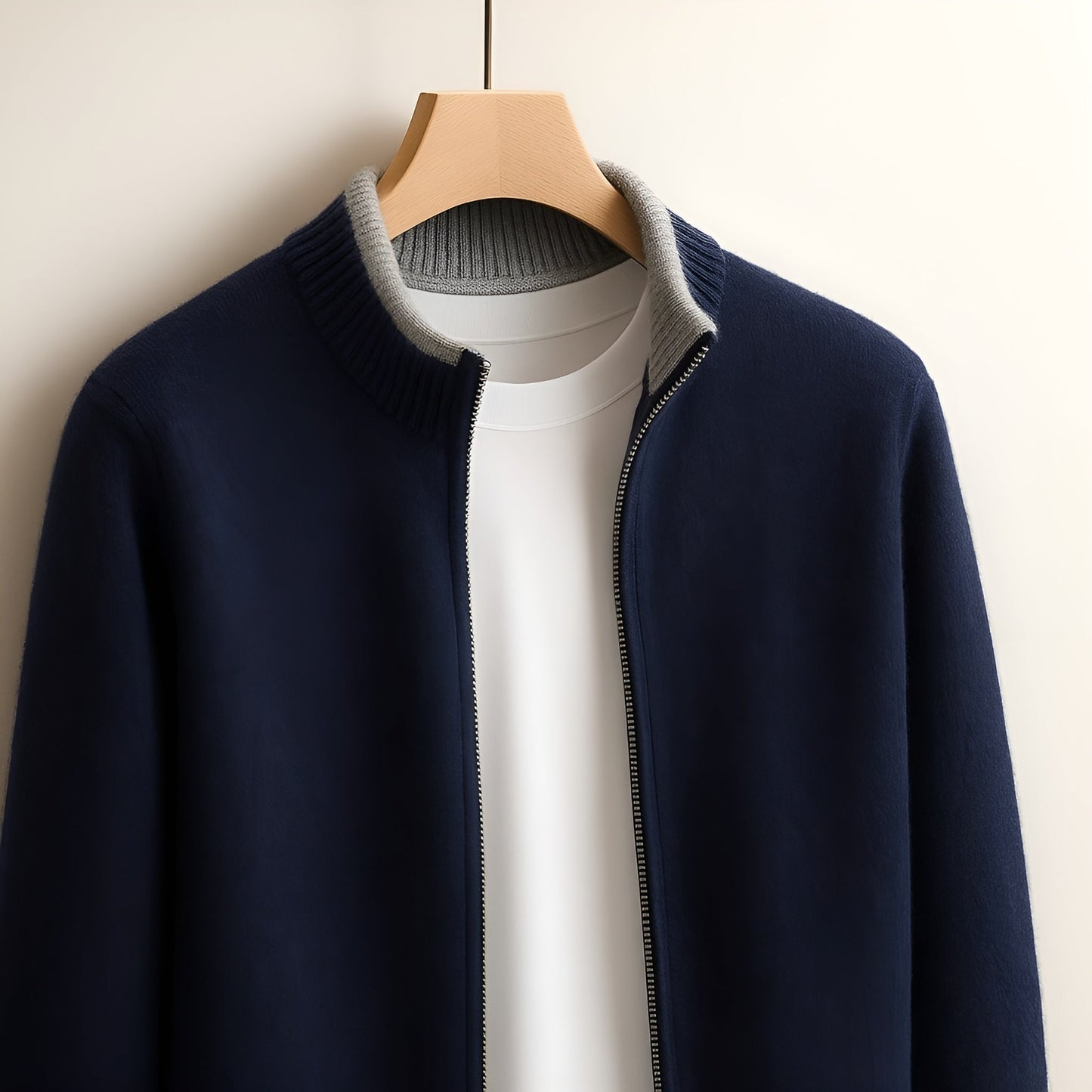 Moxley™ | Luxe Knitted Zip Jacket