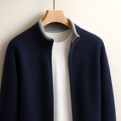 Moxley™ | Luxe Knitted Zip Jacket