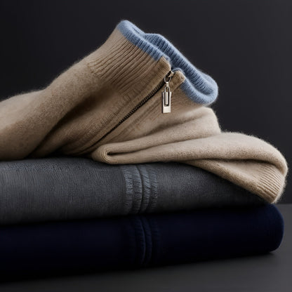Moxley™ | Luxe Knitted Zip Jacket