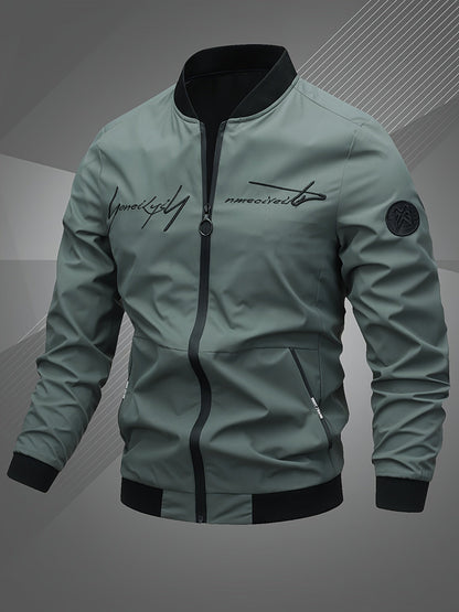 Moxley™ | Luxe Long Sleeve Bomber Jacket
