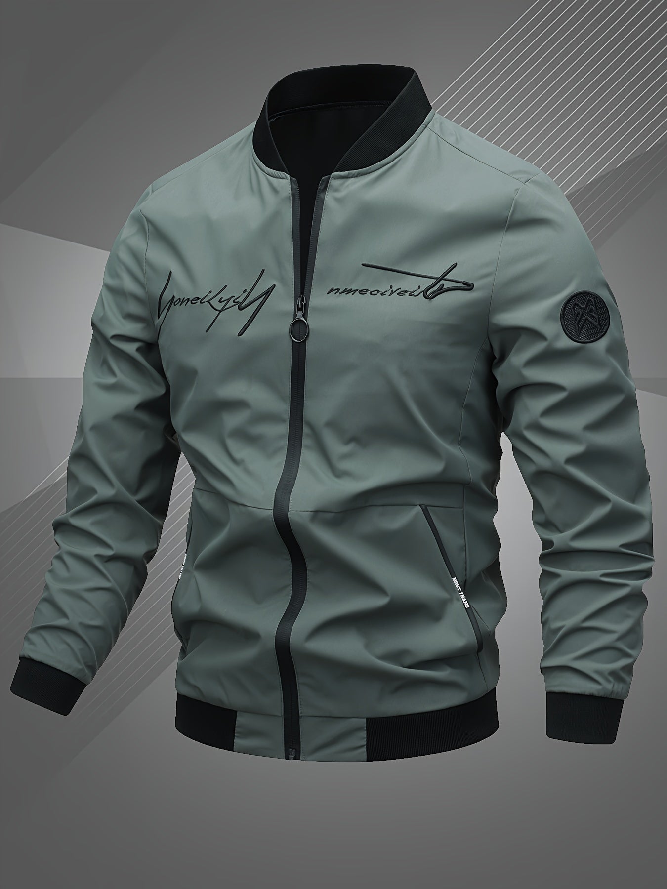 Moxley™ | Luxe Long Sleeve Bomber Jacket