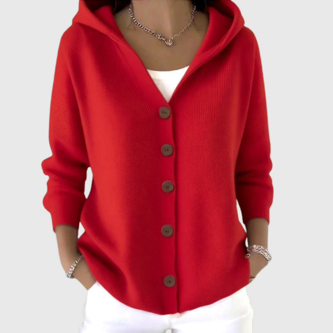 Moxley™ Giuseppa | Luxe Knitted Hooded Jacket