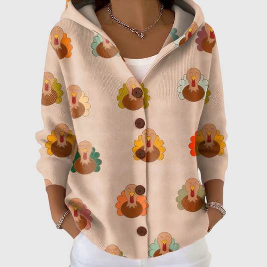 Moxley™ Pierina Luxe Knitted Hooded Jacket