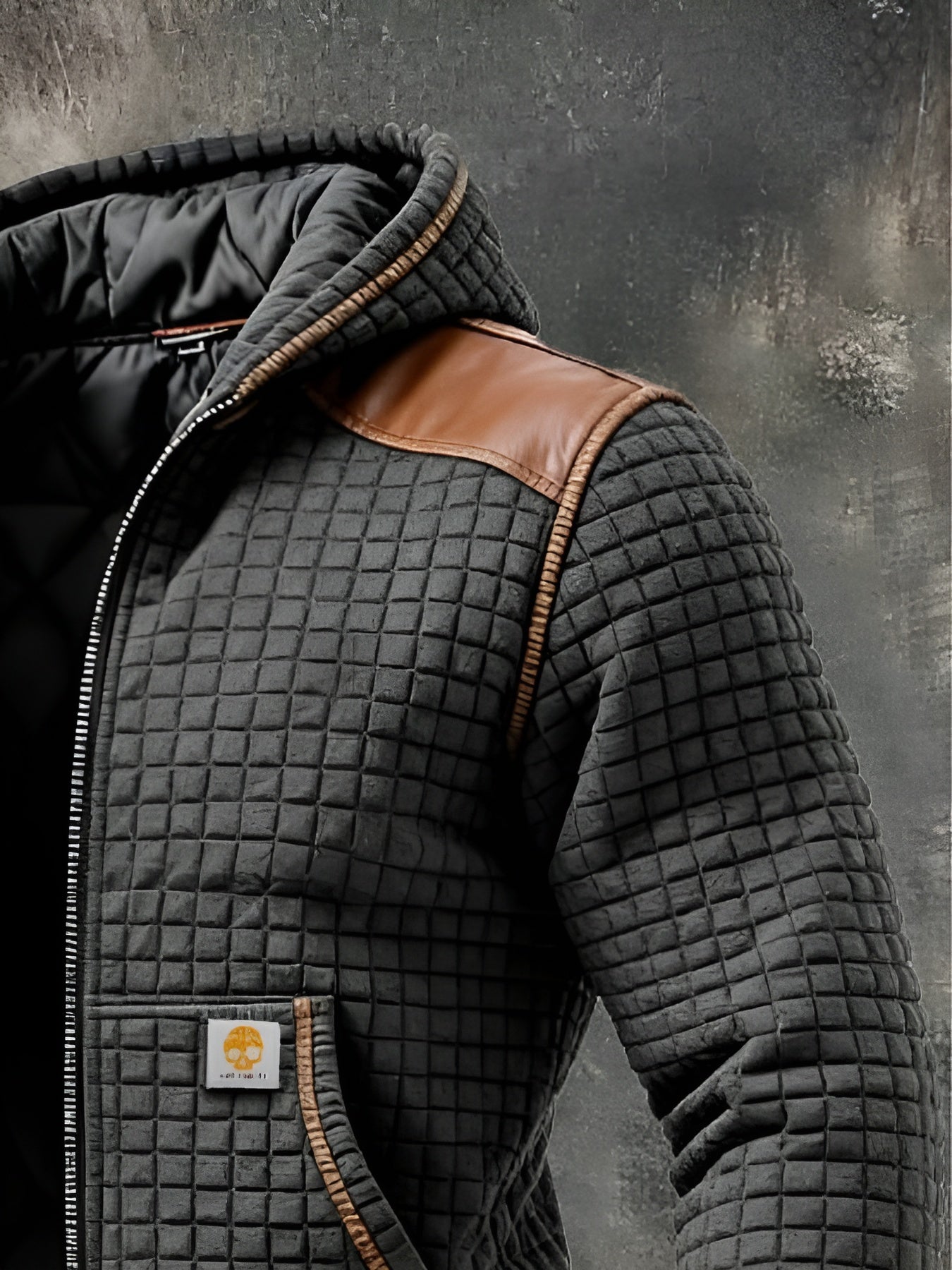Moxley™ Valero Lyon | Luxe Graphite Quilted Jacket