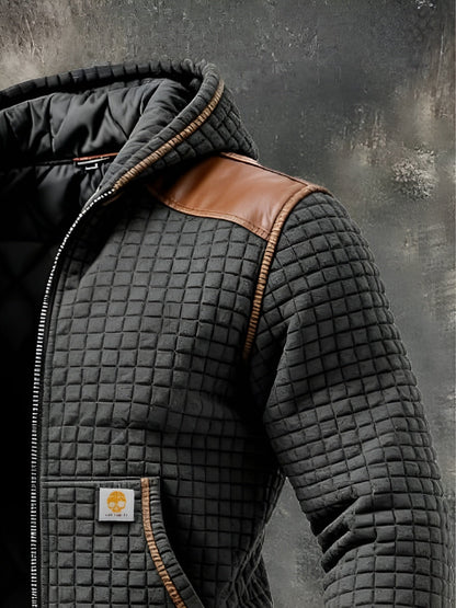 Moxley™ Valero Lyon | Luxe Graphite Quilted Jacket