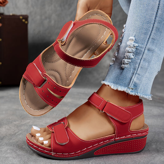 Moxley™ Janet  | Soft-Step Summer Wedge Sandals