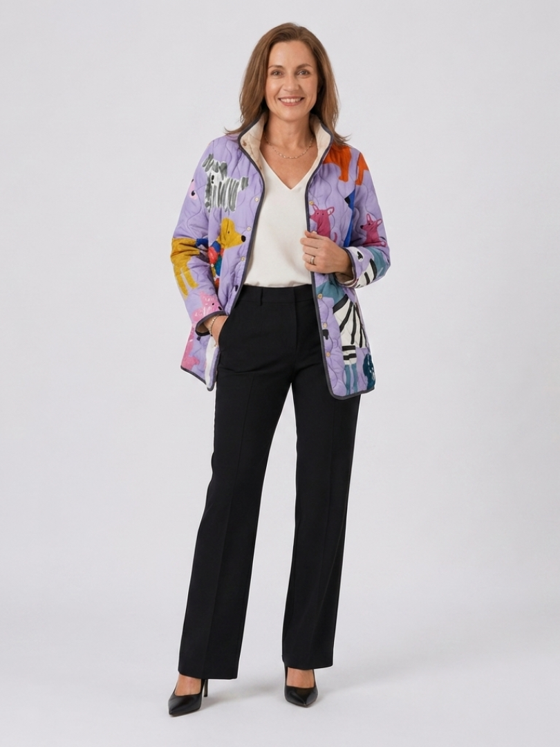 Moxley™ Delacroix Luxury Quilted Jacket for Petite Canines - Michèle Collection