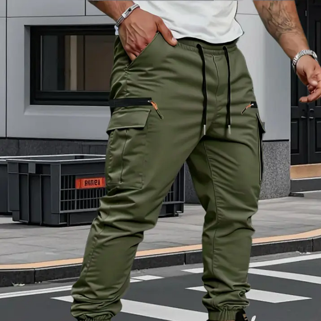 Moxley Dave™ | Men's Stretch Cargo Utility Jogger Pants