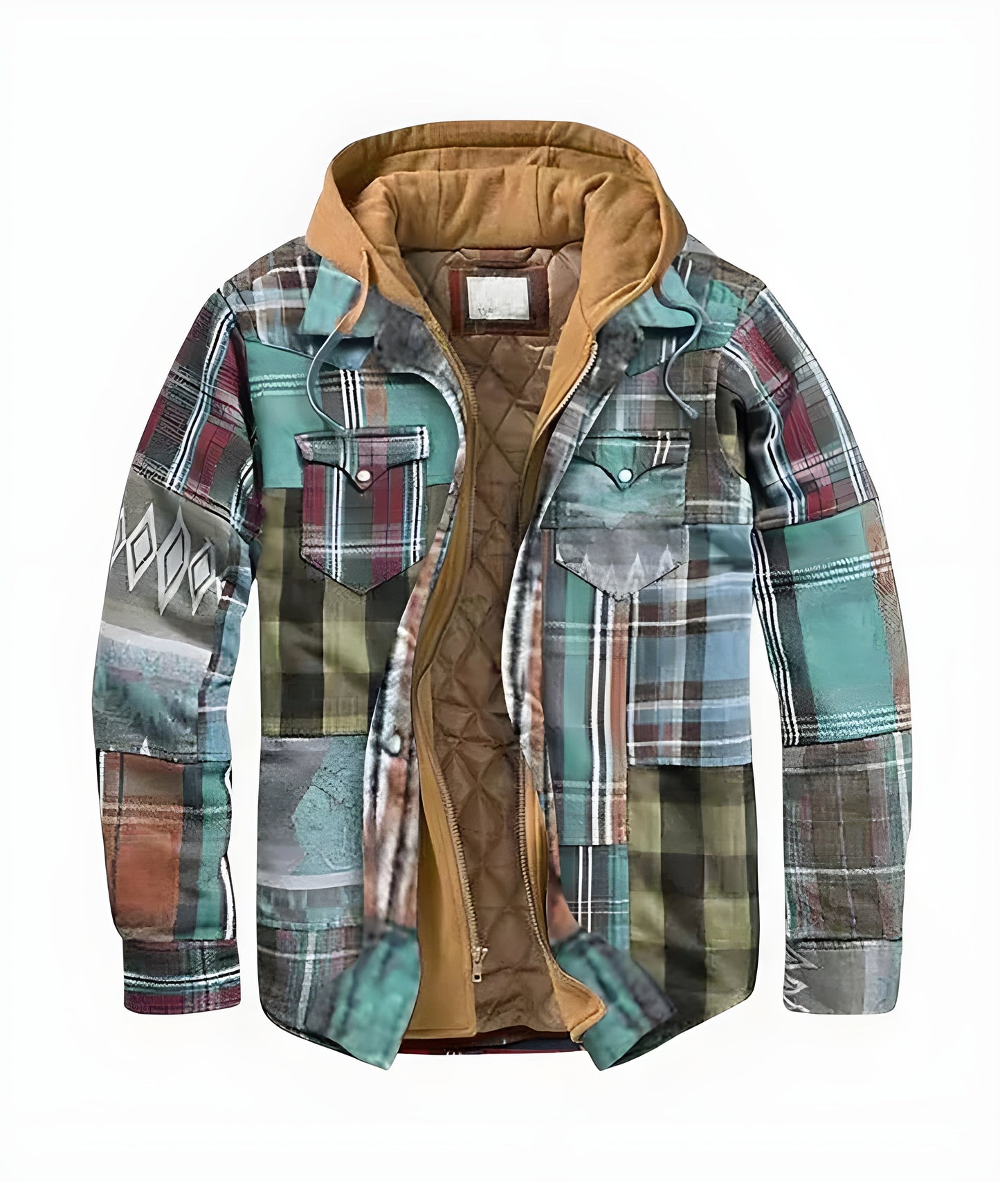 Moxley™ | Exquisite Tailored Check Patchwork Jacket