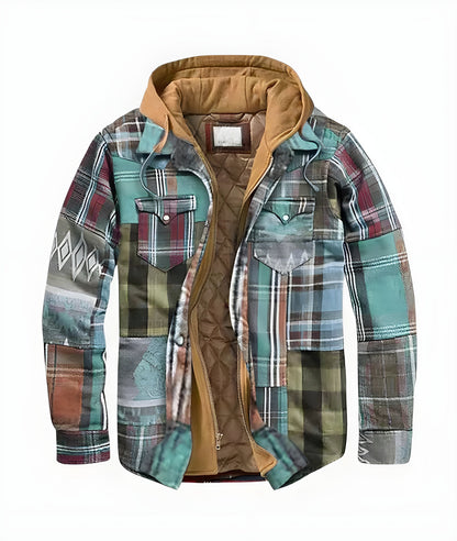 Moxley™ | Exquisite Tailored Check Patchwork Jacket