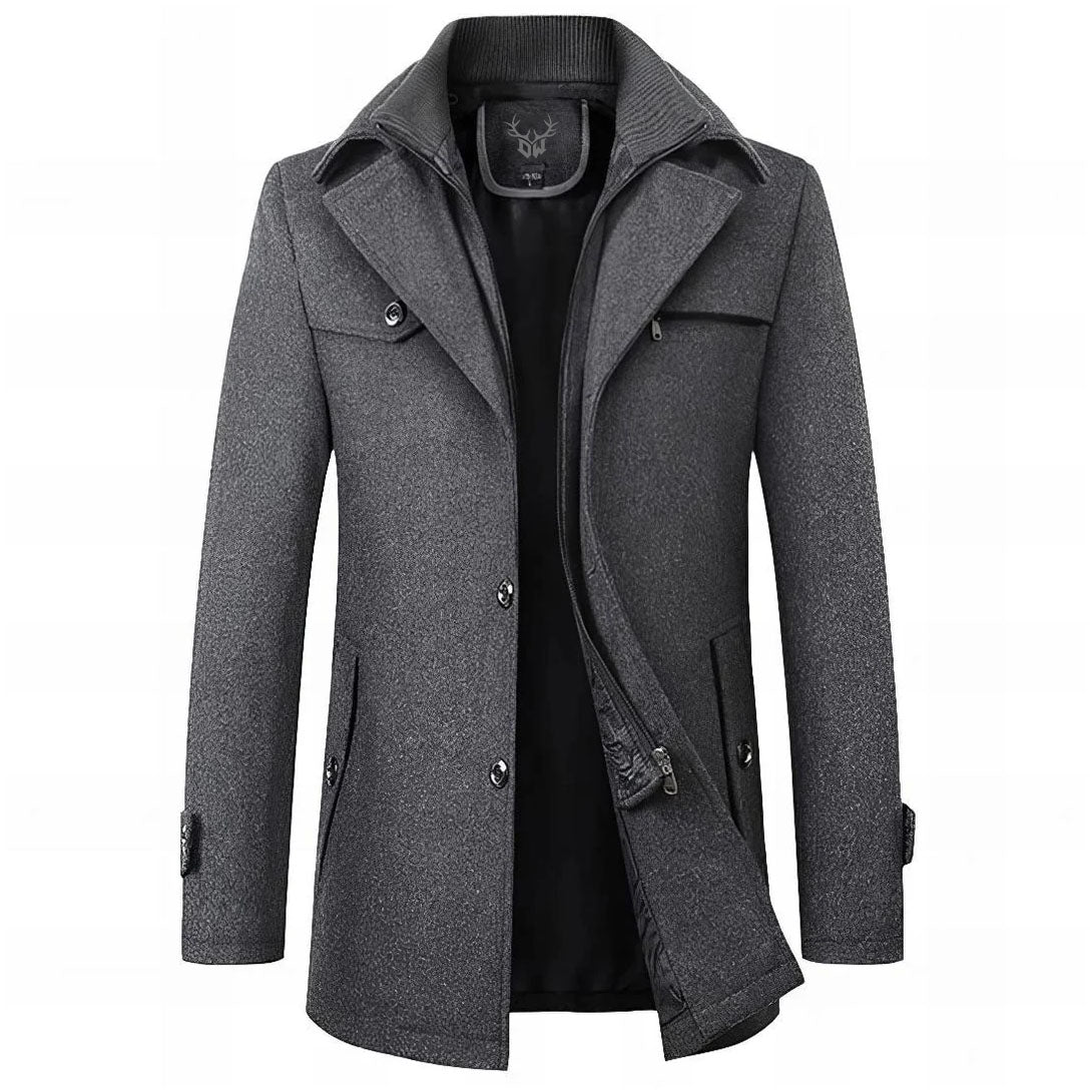 Moxley™ Valero Lyon | Exquisite Men's Overcoat