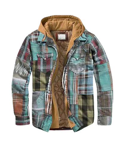 Moxley™ Luxe Patchwork Check Blazer