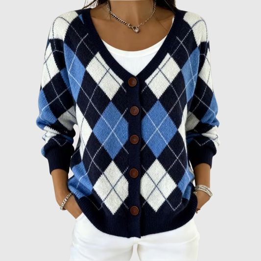 Moxley™ Luxe Knitted Jacket with Elegant Button Detailing