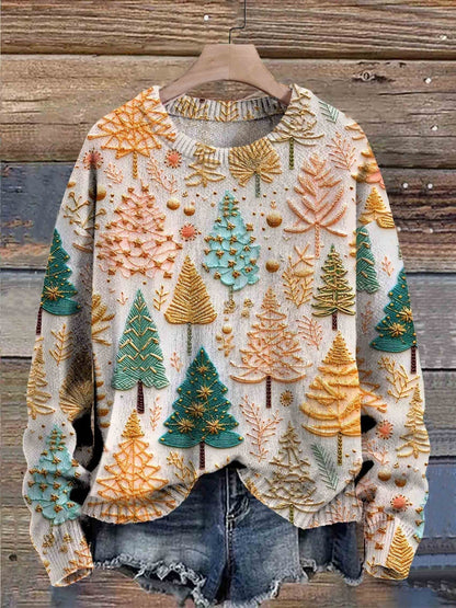 Moxley™ British Heritage - Holiday Tree Knit Sweater